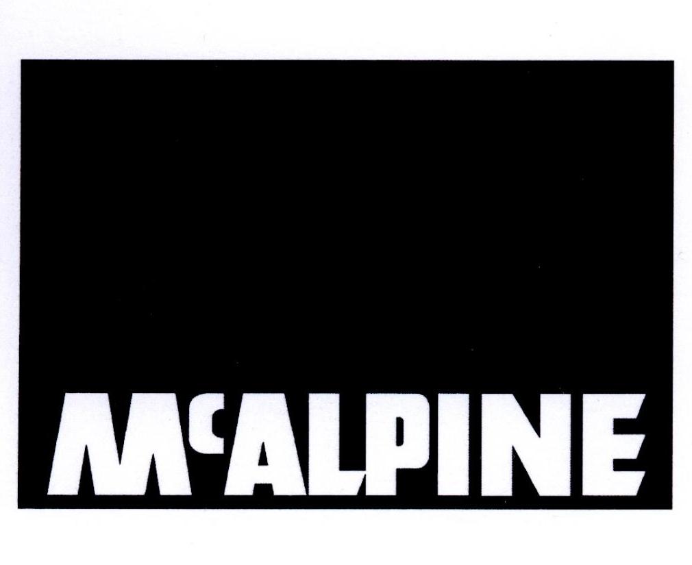 MCALPINE 商标公告